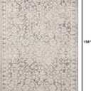 Loloi Magnolia Home by Joanna Gaines Gigi Collection GIG-01 Grey/Ivory 9'-2" x 13' Area Rug