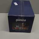 Ganiza Food Processor, 2-Speed Food Chopper Meat Grinder with 8 Cup Stainless Steel & 8 Cup Glass Bowls, Upgraded Button & Smart Overheat Protection Light - Includes Clean Brush, 2 Sets of Blades (Silver)