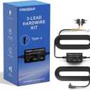 Dash Cam Hardwire Kit, Acc Hardwire Kit (12V24V to 5V) USB-C Power Cable for Dash Camera, 24H Parking Mode with Low Voltage Protection, Mini Blade Fuse Included