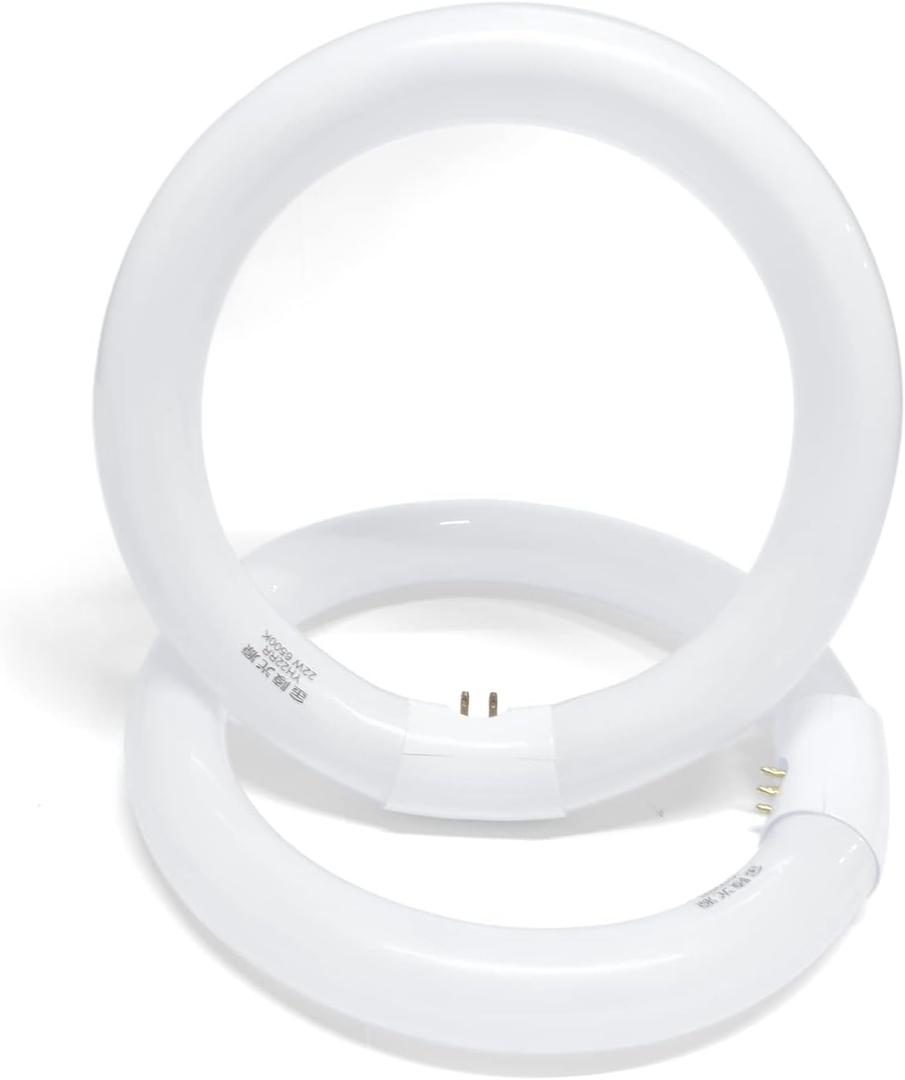 8 Inch Round 22 Watt T9 Circular Fluorescent Bulb FC8T9/DL Circline Fluorescent Lamp 11026 6500K (T9-22W Daylight)