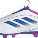 adidas Goletto IX Laceless Firm Multi Ground Sneaker, White/ Bright Royal/ Team Shock Pink, 1.5 US Unisex Little Kid
 