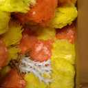 Marigold Garland for Decoration 5 Pcs of 5 feet Long Strands Artificial Marigold Flowers with Bell, Indian Dcor for Pooja/Diwali Decorations/Christmas (Orange + Yellow)