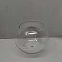 CYS EXCEL Glass Bubble Bowl (H-7.5" W-10", Approx. 2 Gal.) Multiple Size Choices Fish Bowl Vase Glass Round Bowl Terrarium Globe Flower Vase Centerpiece (H-7.5" W-10")