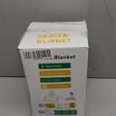 Electric Heated Blanket Throw 50''x60''Size Faux Fur Heating Blanket 10 Heating Settings, 1-8h Timer & Overheat Protection, Machine Washable, Soft Flannel and Sherpa Full Body Warmth