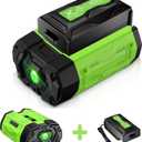 TPDL Replace for EGO 56V 5.0Ah Battery and Charger BA2800 BA4200 BA1400, Compatible with EGO All 56V Power+ Tools Lawn Mower Leaf Blower Chainsaw ST1511T LB7654 ST1623T