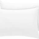 Pillow Cases King Size 2-Pack – Soft Brushed Microfiber – Envelope Closure – Perfect for Hospitals, Hotels, Guest Rooms – Oeko-TEX Certified, 20x40 Inches (White)