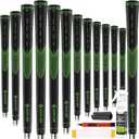 SAPLIZE Golf Grips Set of 13, Bundle with Tapes or Full Regripping Kit, Jumbo / Mid / Standard / Undersize, Women / Men Anti-slip Rubber Golf Club Grips