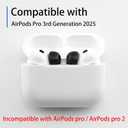 Replacement Memory Foam Ear Tips for AirPods Pro 3 Earbuds, Ultimate Comfort, Compatible with AirPods Pro 3rd Generation 2025, 3 Pairs (Black, Assorted S/M/L)