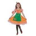 fun shack Gingerbread Costume Kids, Girls Gingerbread Costume, Christmas Costumes for Kids, Girls Christmas Costumes, Medium
