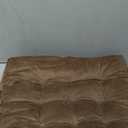 Floor Pillow, Square Floor Seating Pillow Cushion, Meditation Yoga Seat Kneeling Pillows Cushions Mat Pad, Solid Thick Tufted for Living Room, Balcony, Outdoor, 21.7x21.7 Inch (Coffee)