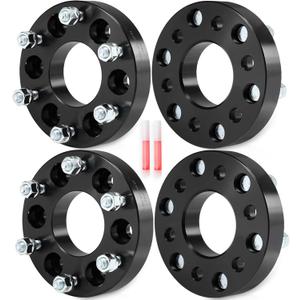ECCPP 4PCS change bolt pattern from 6x5 to 6x5.5 Wheel Adapters Lug Centric 1.25" (32mm) 6 Lug 12x1.5 78.1mm hub for Trailblazer EXT 2003-2006 for Ascender 2003-2008