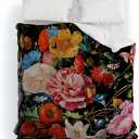 Society6 2021 Cotton Comforter, King, Burcu Korkmazyurek Night Garden XXXVI