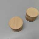 2PCS Pet Urns for Dog or Cat Ashes, Pet Hair Keepsake Box, Wooden Pet Cremation Urns, Mini urns for pet Ashes, Wooden Pet Fur Memorial Box Pet Loss Gifts Memorial Gifts (Heart Shape)