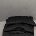 50 ft x 8 ft Black Backdrop Curtain for Parties, 10 Panels 5 ft x 8 ft Wrinkle Free Polyester Photo Black Backdrop Drapesfor Graduations Birthday Wedding Party Stage Curtains Home Decoration Supplies