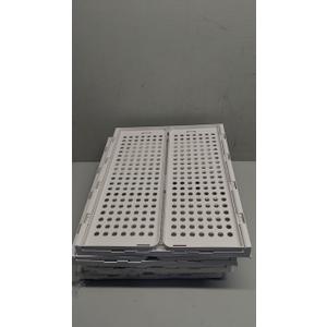 SNSLXH 5 Pack Stackable Closet Storage Basket, Multifunctional & Foldable Closet Organizer for Bathroom Kitchen Laundry Room Wardrobe Storage, Space-Saving Clothes Storage Drawer Organizer, White