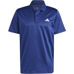 adidas Men's Train Essentials Polo Shirt (Medium, Dark Blue) adidas Men's Train Essentials Polo Shirt (Medium, Dark Blue)