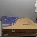 VECELO Folding Bookshelf 5-Tier,Industrial Metal Frame & Wood Shelves,Foldable Bookcase Easy Assembly Free Standing Tall Storage Organizer for Living Room,Office,Bedroom (1 Set, Rustic Brown)