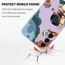 Phone Case for Samsung Galaxy S22 Plus Slim Shockproof Silica Astronaut Pattern Side Creative Design for Samsung S22 Plus Case-Astronaut Purple