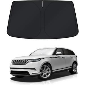 KUST Windshield Sun Shade for 2017-2024 2025 2026 Land Rover Range Rover Velar Accessories Window Shade Sun Visor Cover Foldable Blocks UV Rays Keep Car Cooler