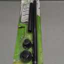 Small Tension Curtain Rod 18-32 Inch Spring Tension Rod Short Shower Curtain Rod No Drilling Adjustable Black Shower Rod,Heavy Duty