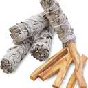 Smudge Kit Refill - White Sage & Palo Santo for Smudging, Healing, Purifying, Meditating & Incense