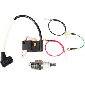 0000 400 1306 Ignition Coil with Spark Plug for MS200 MS200T MS210 MS230 MS250 020 020T 021 023 025 Chainsaw 00004001306