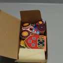 HUZU Farm Snap Wooden Blocks  Montessori Building Toy for Toddler Kids, Moving Wheels Tractor, Lockable Door Barn, Mix & Match Farm Animals Duck Bee Owl Chick Snail, Stocking Stuffers for Grandkids