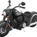 Hallmark Keepsake Christmas Ornament 2024, Indian Motorcycle Chief Dark Horse 2024, Metal, Gifts for Car Collectors