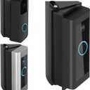 RIOVO Adjustable 30 to 55 Degree Doorbell Angle Mount Compatible with Video Doorbell Wired/Pro and Blink Video Doorbell, Replacement Angle Adjustment Adapter Mounting Bracket Wedge Kit (Dark Black)