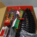 Christmas Train Set 2 in 1 Hanging Around The Tree Train Toys for Toddlers with Luxury Track & Sound and Smoke,Train Toy Set Around & Under The Christmas Tree, Best Indoor Christmas Decoration