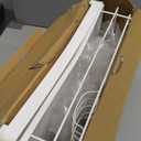 Kitsure Dish Drying Rack for Kitchen Counter, Stainless Steel Sink Organization and Storage Essentials with Cutlery Holder, Home and Appartment Decor, 12.7''W x 16.7''L, White