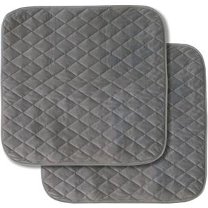 ViDava's Waterproof Chair Pads for Elderly Incontinence - Reusable & Washable, Fits Recliners, Seats, Furniture, Beds - Leak Proof & Absorbent Urine Protector for Men, Women, Adults (Gray) (Grey)