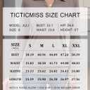 TICTICMISS Womens Polo Shirts Long Sleeve Banded Bottom Tops Business Casual Tops Collared V Neck Blouses (L)