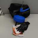 DrainX SPINFEED 35 Foot Snake Drum Auger | Drill Power or Manual Use - Auto Extend and Retract Snake | Work Gloves and Storage Bag Included