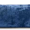 BEDELITE Velvet Body Pillow Cover with Zipper, Soft and Plush 20x54 Long Pillow Case, Velvety Smooth and Cozy Body Pillow Pillowcase for Bedroom and Couch, for All Seasons(Navy Blue)