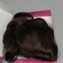 LEEONS Short Wavy Hair Topper for Women, 11inch Breathable Synthetic Hairpiece with 6.5x6.5 Base, Instantly Adds Volume & Conceals Thin/White Hair Roots