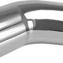 4 Inch Diesel Exhaust Elbow Tip 304 Stainless Steel Polished Exhaust Pipe Elbow 4Inlet to 6 Outlet 23" Overall Long Side Exit Exhaust Tip Compatible with Pickup Truck