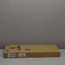 DEZ FURNISHINGS Cordless 2" Signature Faux Wood Blind, 22" W x 48" H, Embossed White