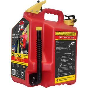 SureCan 5 Gallon Type II Storage Container – Rotating Spout, Self-Venting Design & Spill-Controlled Dispensing – Durable Multi-Purpose Utility Can (Red, SUR5SFG2)
