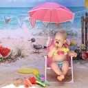 Kate Summer Photo Backdrops Beach Sea Photography Backdrop, 7x5ft