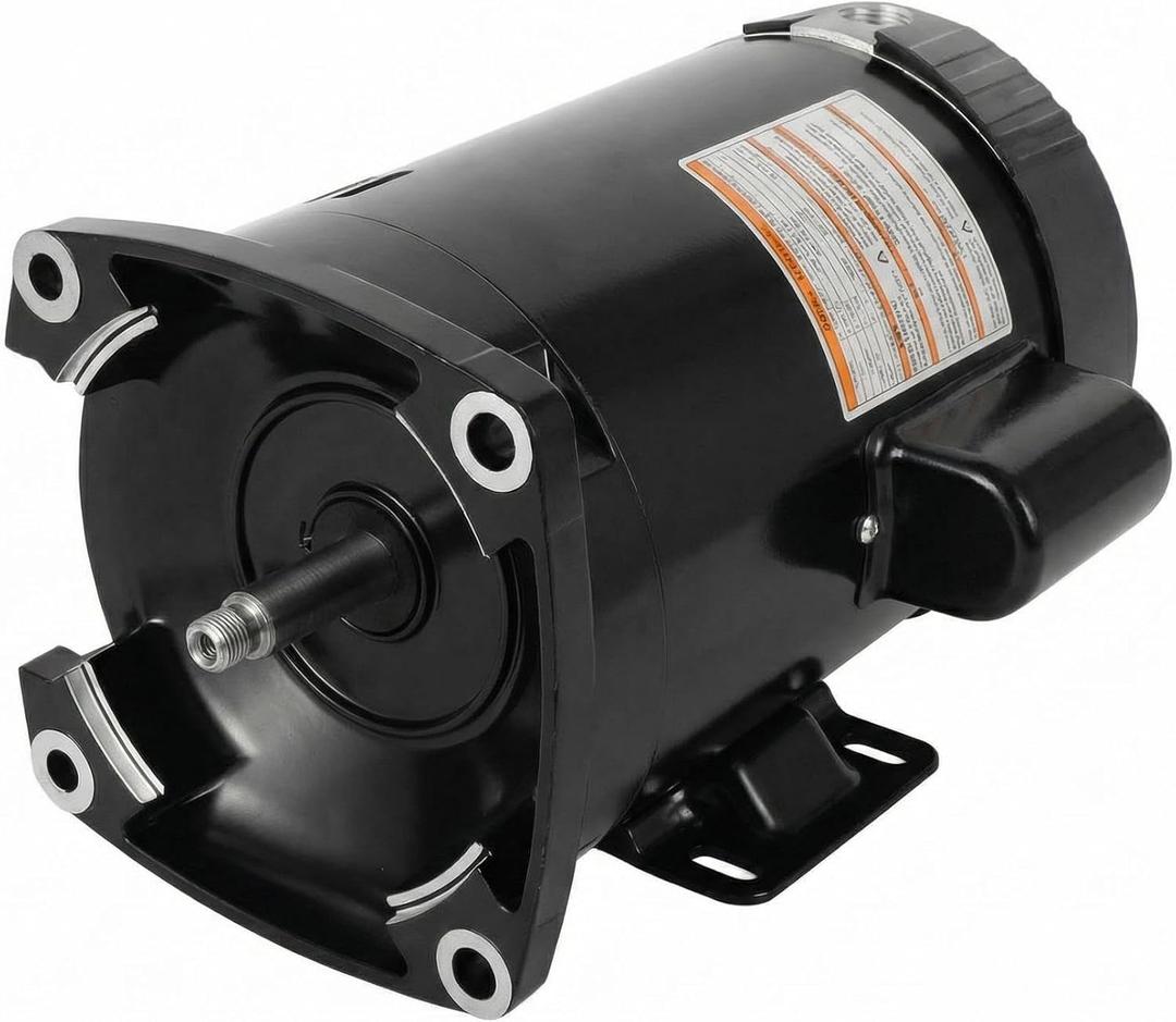 1.5 HP Pool Pump Motor B2853 & Seal Kit, 115V/230V 3450 RPM P56Y Frame Replacement Motor, Compatible with Sta-Rite Dura-Glas, Max-Flow II, Whisper-Flo & Pac Fab Pumps