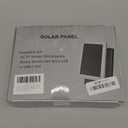 Ring Camera Solar Panel 5V 5W Outdoor Solar Battery Charger for Ring Spotlight Camera, Stick Up Camera with IP65 Waterproof, 16.4ft Cable, 360° Adjustable Bracket (White,2 Pack)