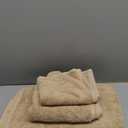 American Soft Linen Premium 3 Piece Towel Set, 1 Bath Towel 1 Hand Towel 1 Washcloth, 600 GSM 100% Cotton Turkish Towels for Bathroom, Beige Towel Set