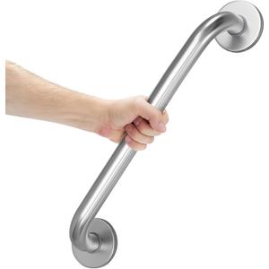 AmazerBath Grab Bars for Bathtubs and Showers Anti Slip, Shower Grab Bars for Seniors Stainless Steel, Handicap Grab Bars, Bath & Shower Grab Bars, Thickened Bar Holds 500LBS, 20" L x 1.25" D