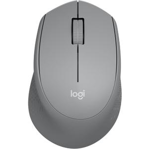 Logitech M330 Silent Wireless Mouse, 2.4GHz with USB Receiver, Optical Tracking, Quiet & Lightweight, Long Battery Life, for PC, Mac, Laptop, Chromebook - Grey