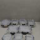 M MCIRCO 24-Piece Glass Food Storage Containers with Upgraded Snap Locking Lids,Glass Meal Prep Containers Set - Airtight Lunch Containers, Microwave, Oven, Freezer and Dishwasher (Gray)