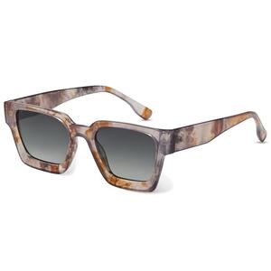 livho Rectangle Polarized Sunglasses Trendy for Women Men Retro Sun Glasses for Women Men 2025 Oversized UV Protection Shades, Pack 2