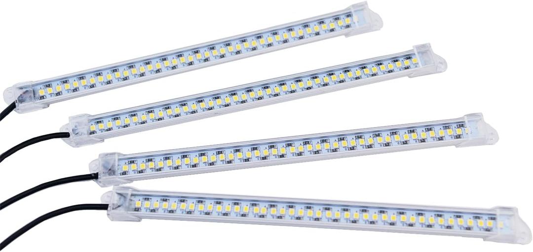 LED Grow Light for Plant Stand, Single-Driver Quad LED Light Strip for 9-Tier S-Shaped Modern Plant Shelf.