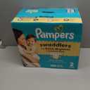Pampers Swaddlers Diapers, Size 2 (10-22 lbs), 148 Count, Absorbent, Keeps Baby Dry and Comfortable, Skin Safe Disposable Baby Diaper