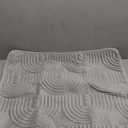 Vctops Velvet Plush Couch Sofa Cover Geometric Quilted Sectional Couch Covers Non Slip Fluffy Soft Sofa Slipcover for Dogs, Children, Pets Furniture Protector (Grey,28"x28")